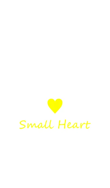 [LINE着せ替え] Small Heart *VIVID.YELLOW*の画像1