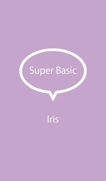[LINE着せ替え] Super Basic Irisの画像1