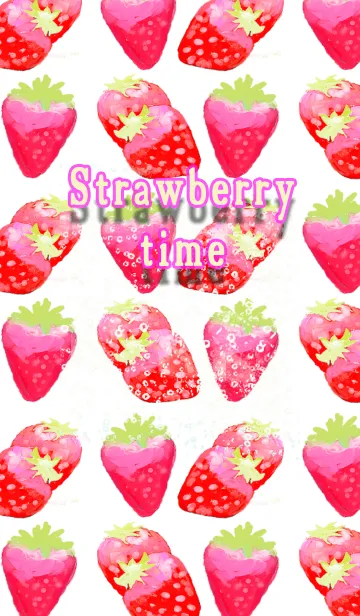 [LINE着せ替え] -Strawberry time-の画像1
