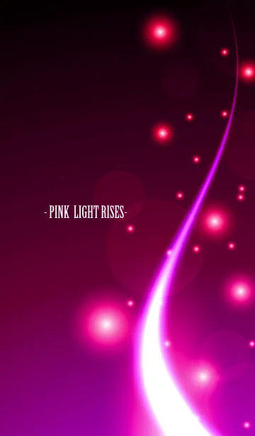 [LINE着せ替え] -PINK LIGHT RISES-の画像1