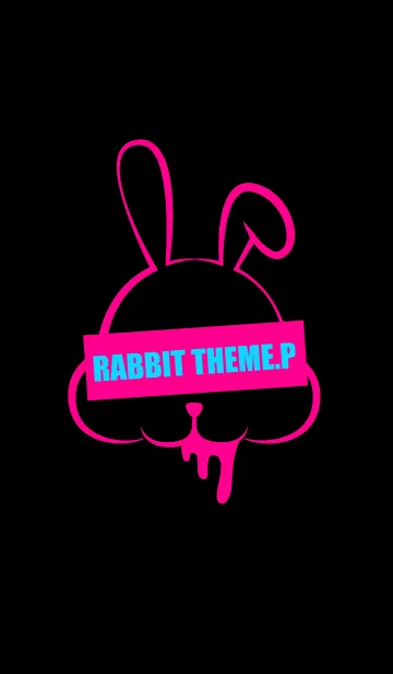 [LINE着せ替え] DARK RABBIT.PINK 10の画像1