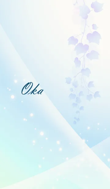 [LINE着せ替え] No.191 おかの幸運導く青く綺麗な着替の画像1