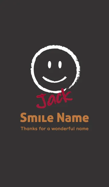 [LINE着せ替え] Smile Name JACKの画像1