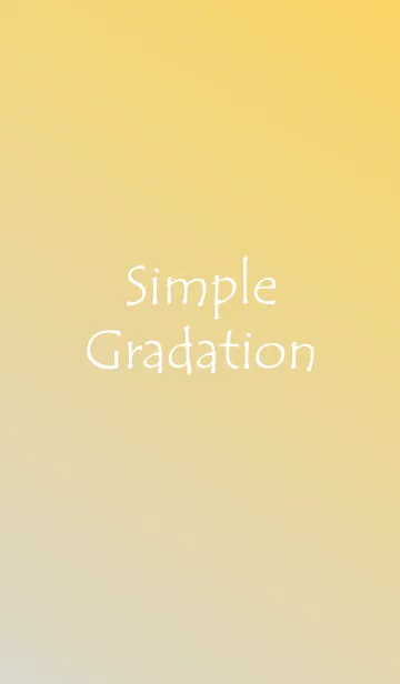 [LINE着せ替え] Simple Gradation -YELLOW+GRAY-の画像1