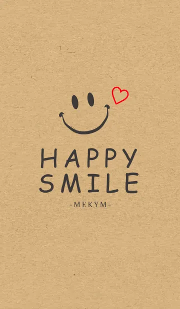 [LINE着せ替え] HAPPY SMILE KRAFT 7 -MEKYM-の画像1