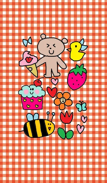 [LINE着せ替え] くまことアイスクリームの画像1