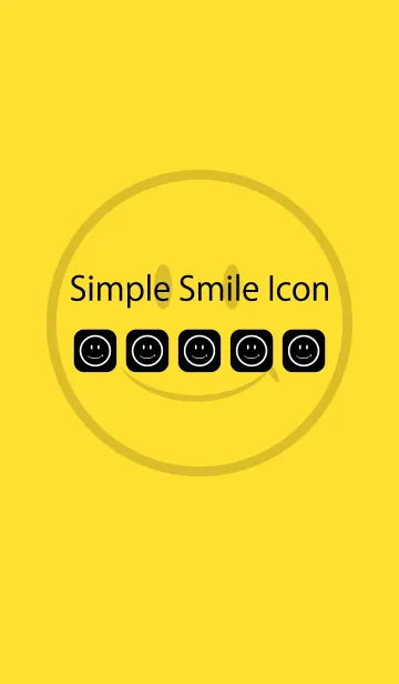 [LINE着せ替え] Simple Smile Iconの画像1