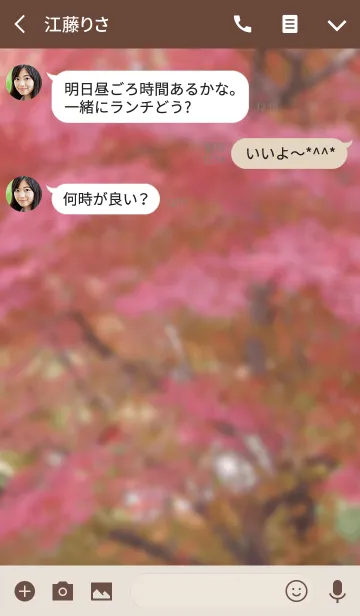 [LINE着せ替え] -AUTUMN THEME-の画像3