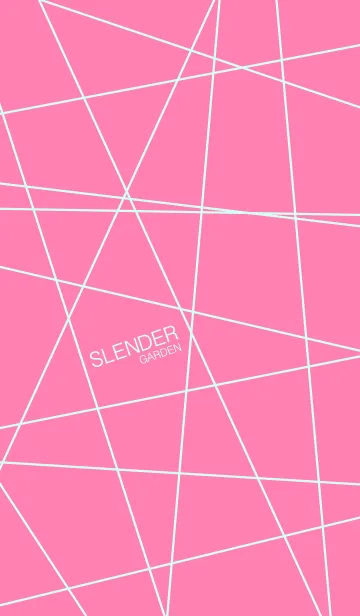 [LINE着せ替え] スレンダーガーデン <エメラルド/ピンク>の画像1