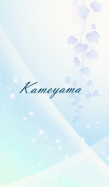 [LINE着せ替え] No.266 かめやまの幸運導く青く綺麗な着替の画像1