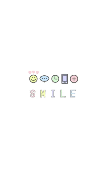 [LINE着せ替え] SIMPLE ICON THEME SMILE4の画像1