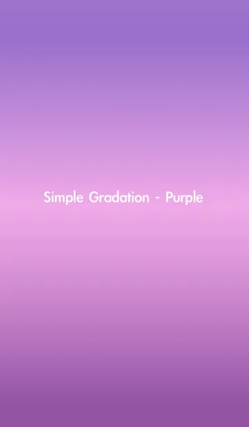[LINE着せ替え] Simple Gradation - Purpleの画像1