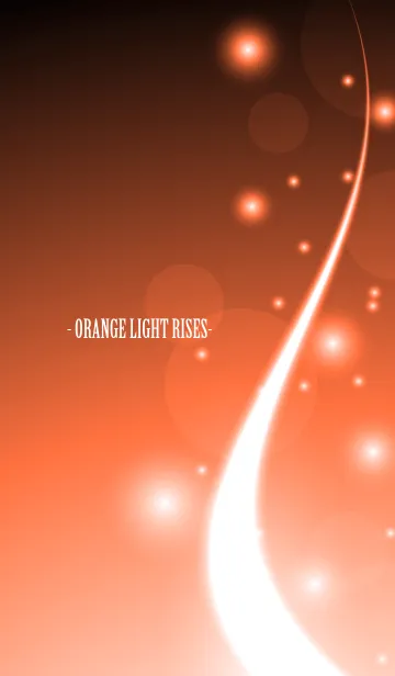 [LINE着せ替え] -ORANGE LIGHT RISES-の画像1