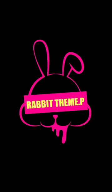 [LINE着せ替え] DARK RABBIT.PINK 11の画像1