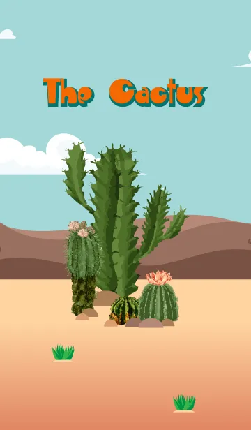 [LINE着せ替え] Cactus Desertの画像1