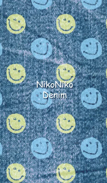 [LINE着せ替え] ニコニコデニムの画像1