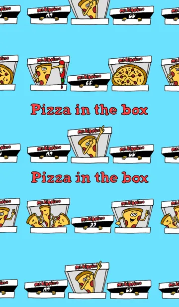 [LINE着せ替え] Pizza in the boxの画像1