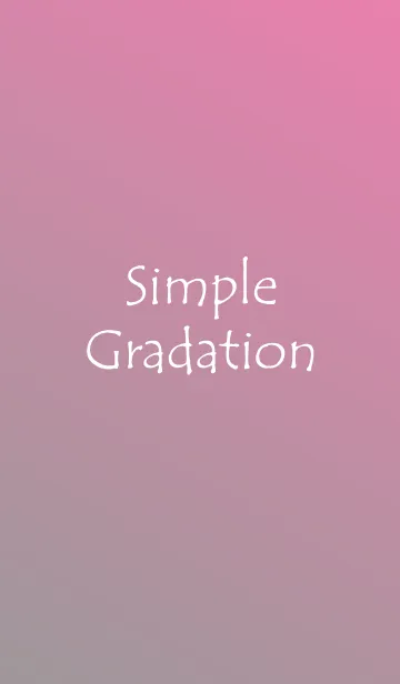 [LINE着せ替え] Simple Gradation -PINK+GRAY-の画像1