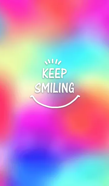 [LINE着せ替え] Keep smiling / colorfulの画像1