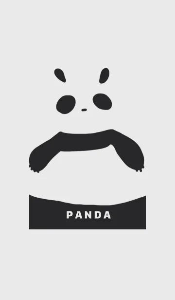 [LINE着せ替え] シンプル・パンダの画像1