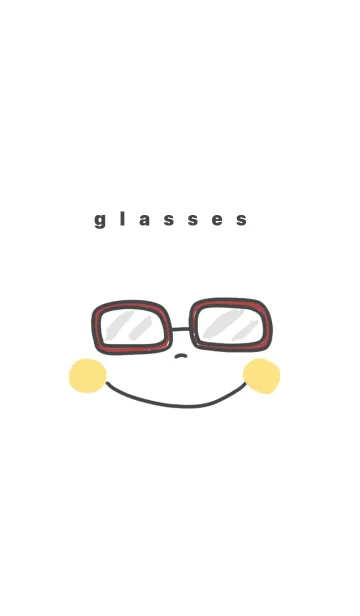 [LINE着せ替え] メガネの画像1