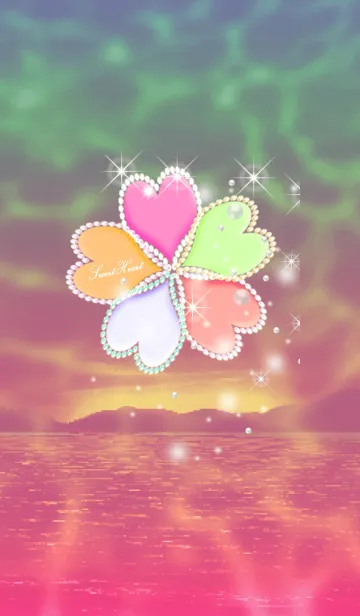 [LINE着せ替え] 運気上昇♥幸運5つ葉クローバー大人1の画像1