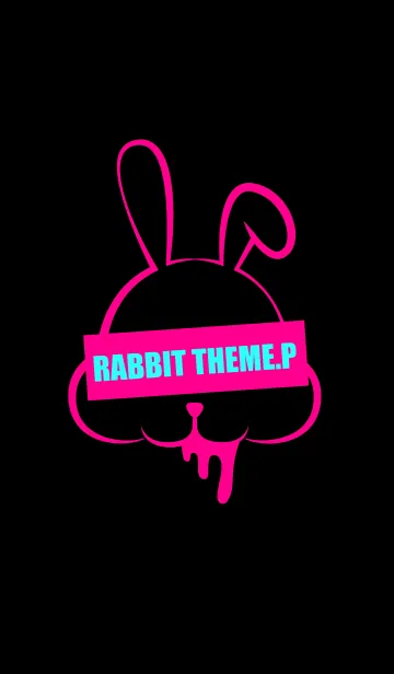 [LINE着せ替え] DARK RABBIT.PINK 12の画像1
