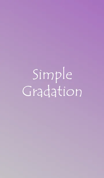 [LINE着せ替え] Simple Gradation -PURPLE+GRAY-の画像1