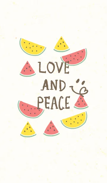 [LINE着せ替え] 夏 スイカ-スマイル8-の画像1