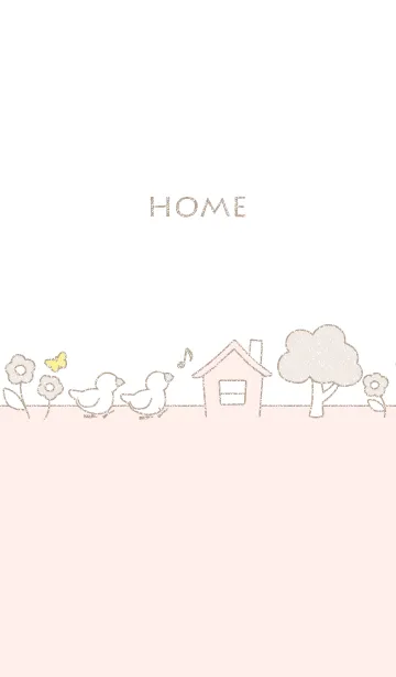 [LINE着せ替え] HOME/ブラウン15の画像1