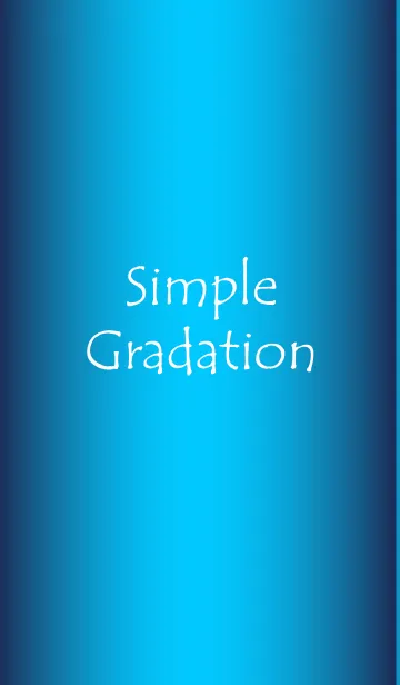 [LINE着せ替え] Simple Gradation -GLOSSY BLUE 4の画像1