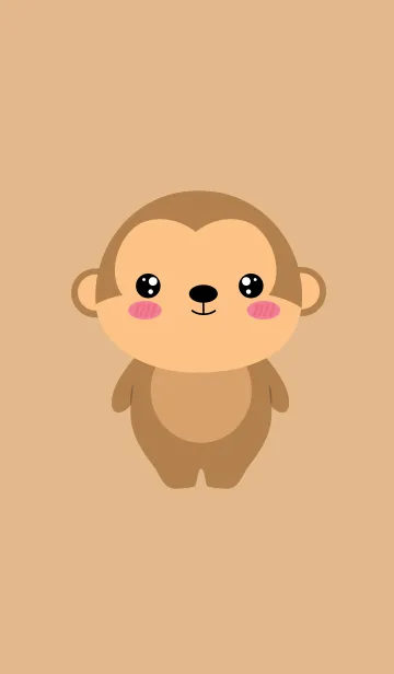 [LINE着せ替え] Face Monkey Theme (jp)の画像1