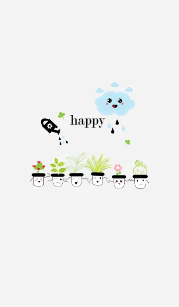 [LINE着せ替え] Happy tree v1の画像1