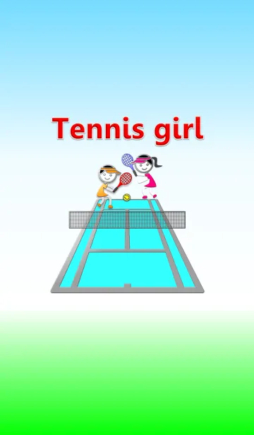 [LINE着せ替え] テニスガール4の画像1