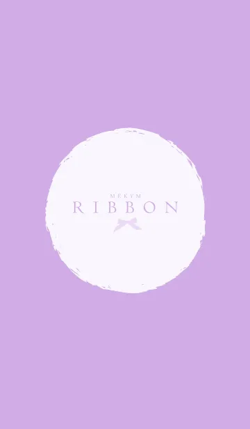 [LINE着せ替え] -P u r p l e R i b b o n -の画像1