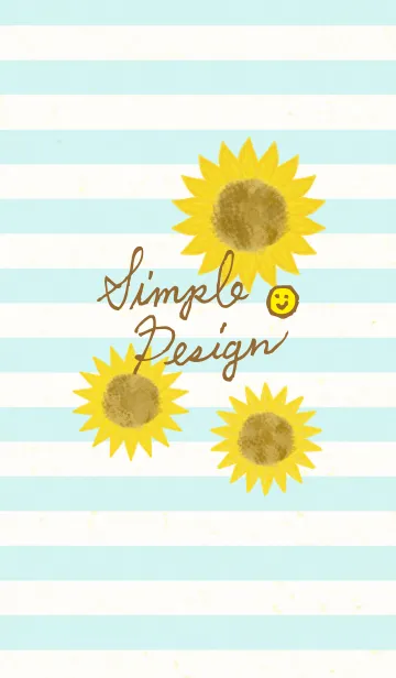 [LINE着せ替え] ひまわり-スマイル26-の画像1