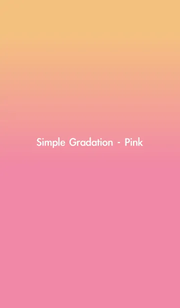 [LINE着せ替え] Simple Gradation - Pinkの画像1