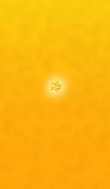 [LINE着せ替え] 骸骨イエローの画像1