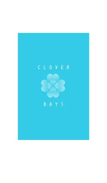 CLOVER DAYS BLUE - Simple collection -の着せ替えメイン画像