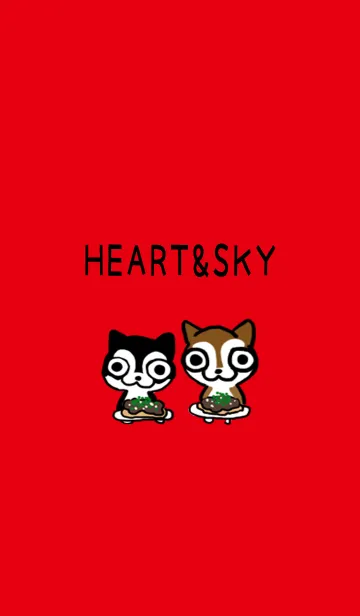 [LINE着せ替え] HEART＆SKYの画像1