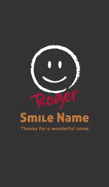 [LINE着せ替え] Smile Name Rogerの画像1