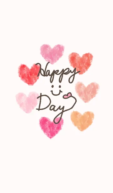 [LINE着せ替え] ハート-スマイル19-の画像1