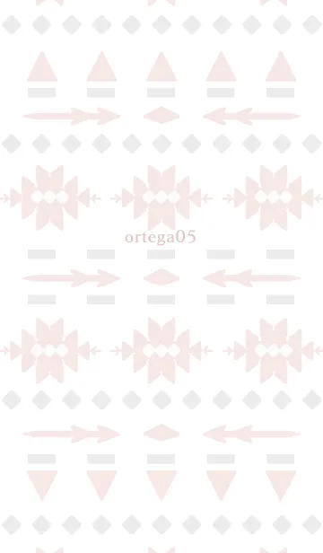[LINE着せ替え] オルテガ ピンク＆グレーの画像1