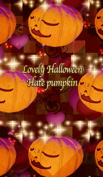 [LINE着せ替え] ラブリーハロウィン ヘイトカボチャの画像1