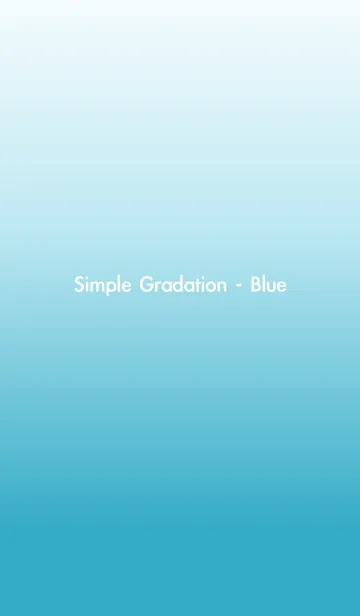 [LINE着せ替え] Simple Gradation - Blueの画像1