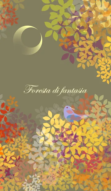 [LINE着せ替え] 秋月夜の森-Foresta di fantasia-の画像1