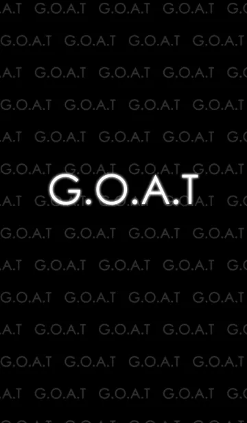 [LINE着せ替え] G.O.A.T / 史.上.最.高の画像1