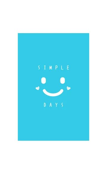 [LINE着せ替え] SIMPLE DAYS* Blueの画像1