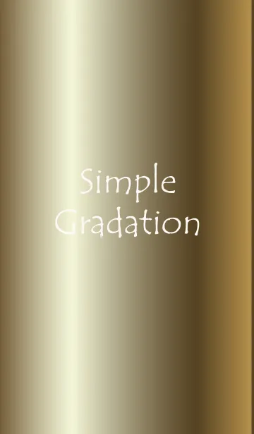 [LINE着せ替え] Simple Gradation -GOLD2-の画像1