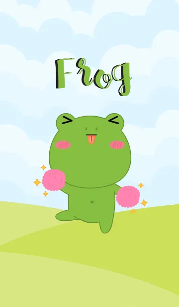 [LINE着せ替え] I'm Lovely Frog Theme (jp)の画像1